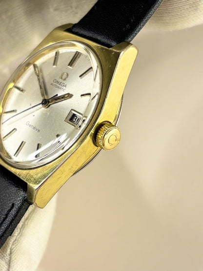 OMEGA Geneve Vintage 1970’s Men’s Automatic Date Gold Dress Watch - 166.099