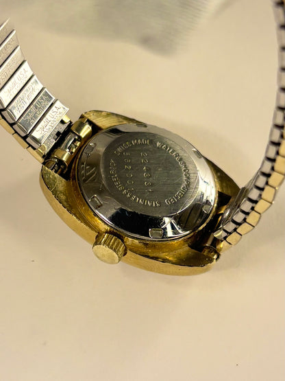 ROTARY Ladies Vintage 1970’s Automatic Day Date Gold Watch