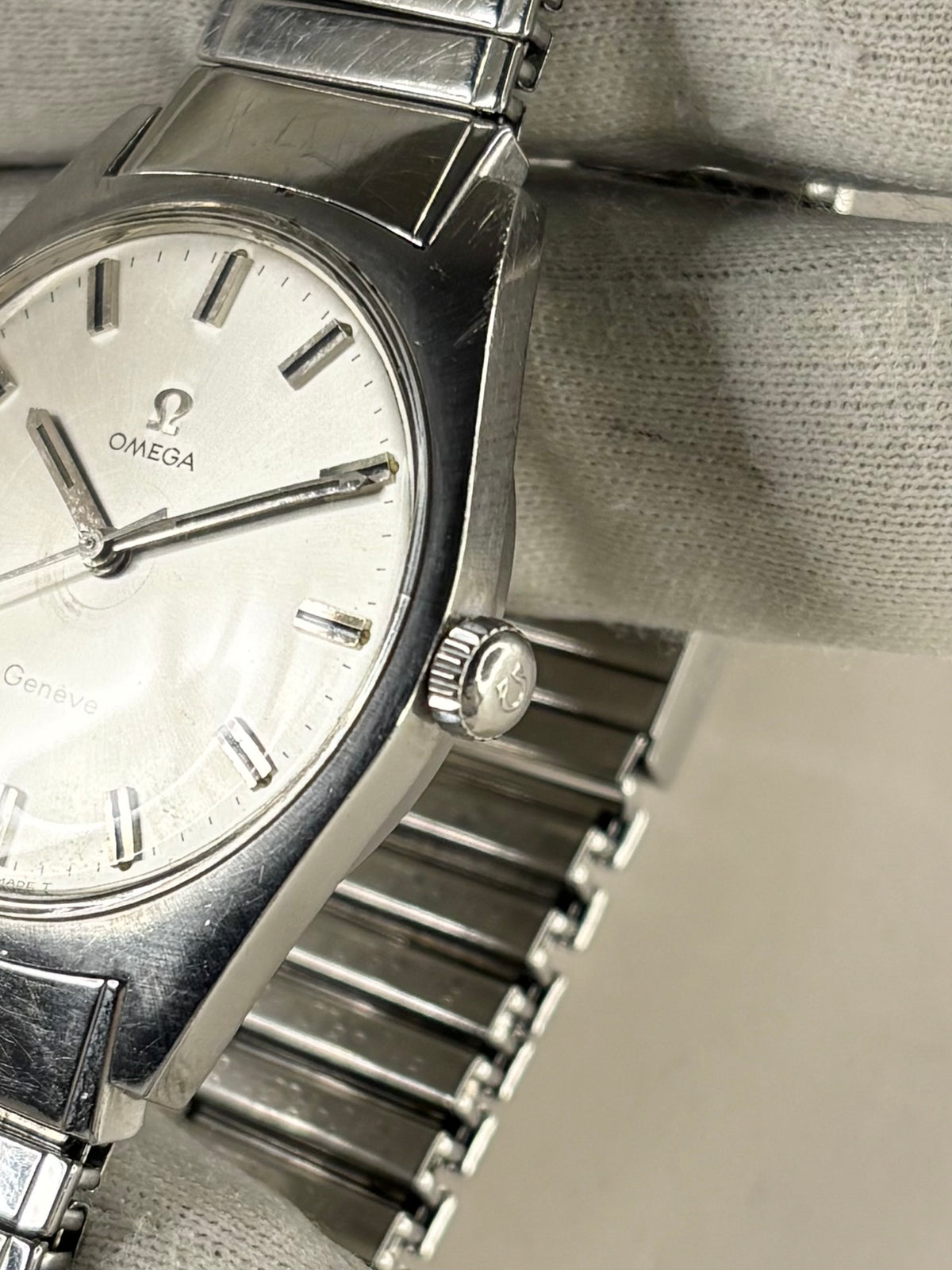 OMEGA Geneve Vintage *+BOX* 1960’s Men’s Manual Silver Watch - 135.041
