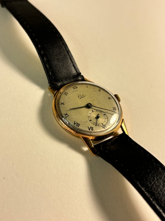 Ebel 18ct Solid Gold 1940’s Sub-Seconds Watch 11211