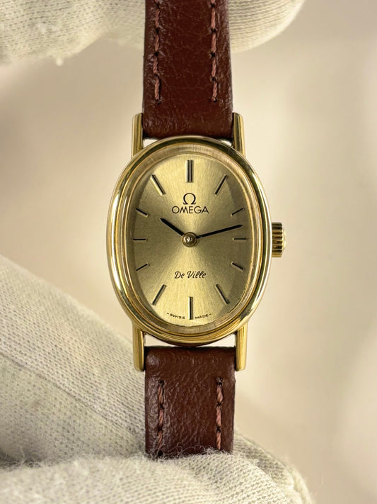 OMEGA De Ville Ladies Vintage 1970’s Manual Gold Dress Watch