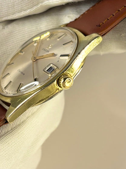 OMEGA Geneve Vintage 1970’s Men’s Manual Date Gold Dress Watch - 136.041
