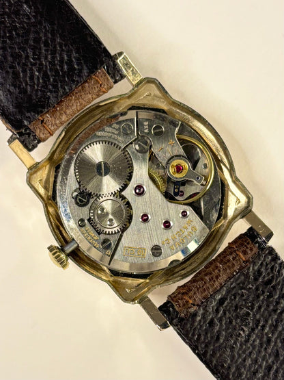 BULOVA 10K Gold Filled Vintage 1960’s Men’s Manual Gold Square Dress Watch