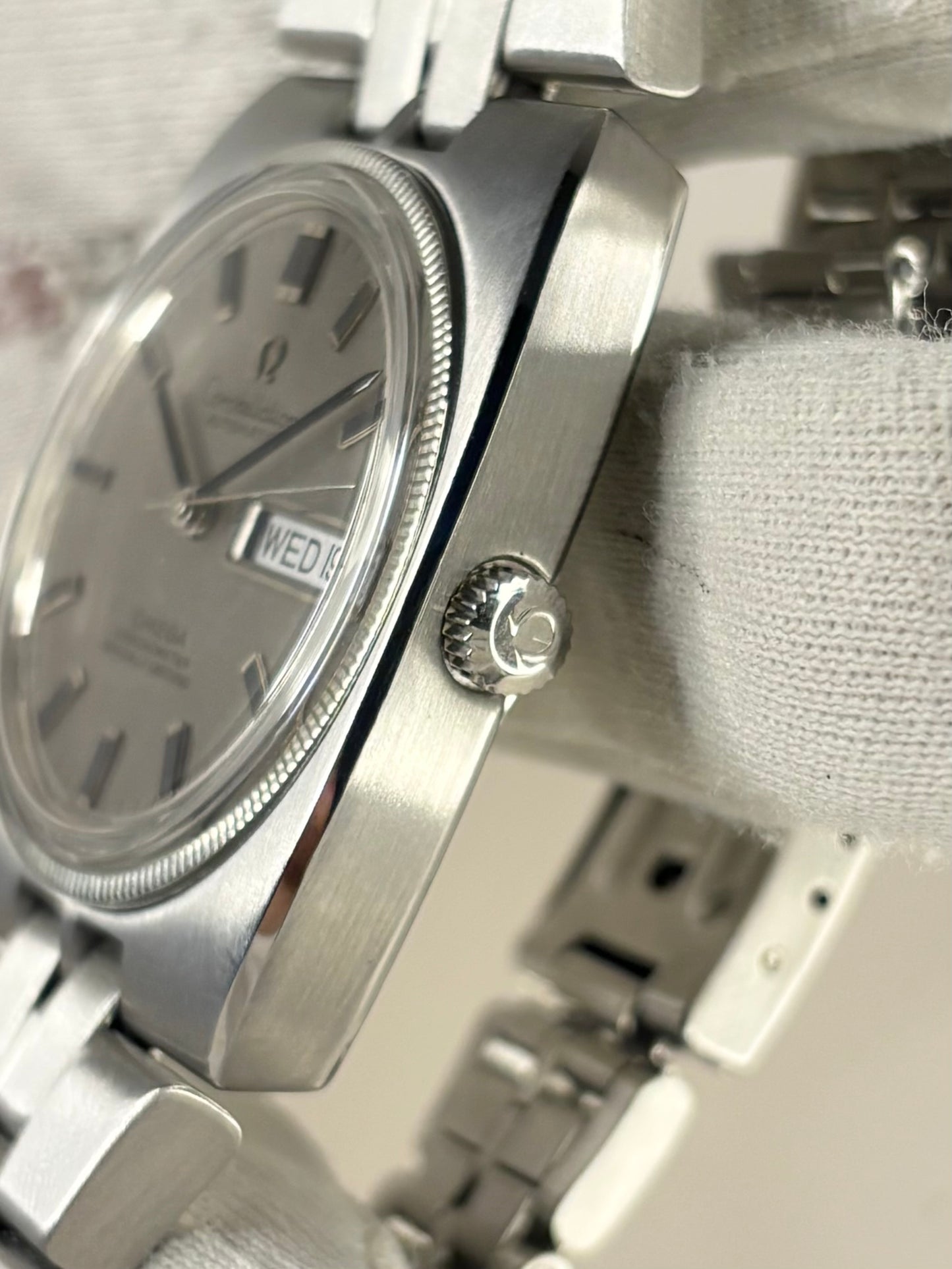 OMEGA Constellation *+BOX* Vintage 1960’s Men’s Automatic DayDate Silver Watch - 168.045