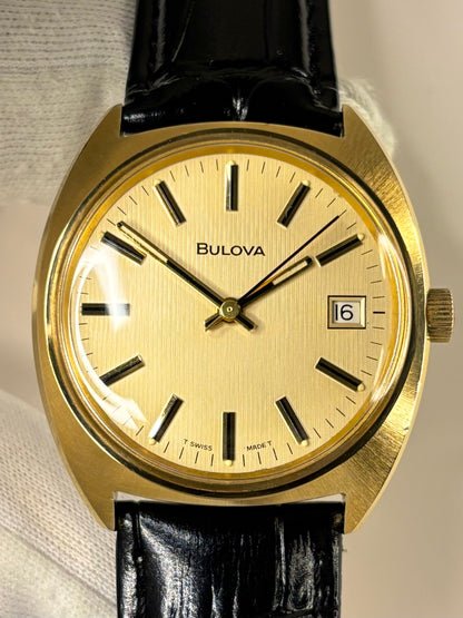 Bulova Vintage 1970’s Men’s Manual Gold Dress Watch