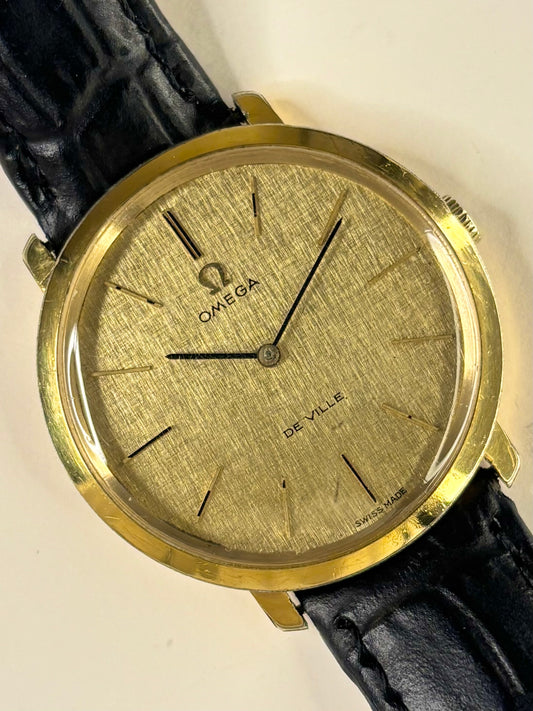 OMEGA De Ville Vintage 1960’s Men’s Manual Gold Dress Watch - 111.077