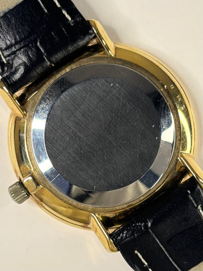Caseback of Omega De Ville vintage 1968 men’s manual watch Ref. 111.0107