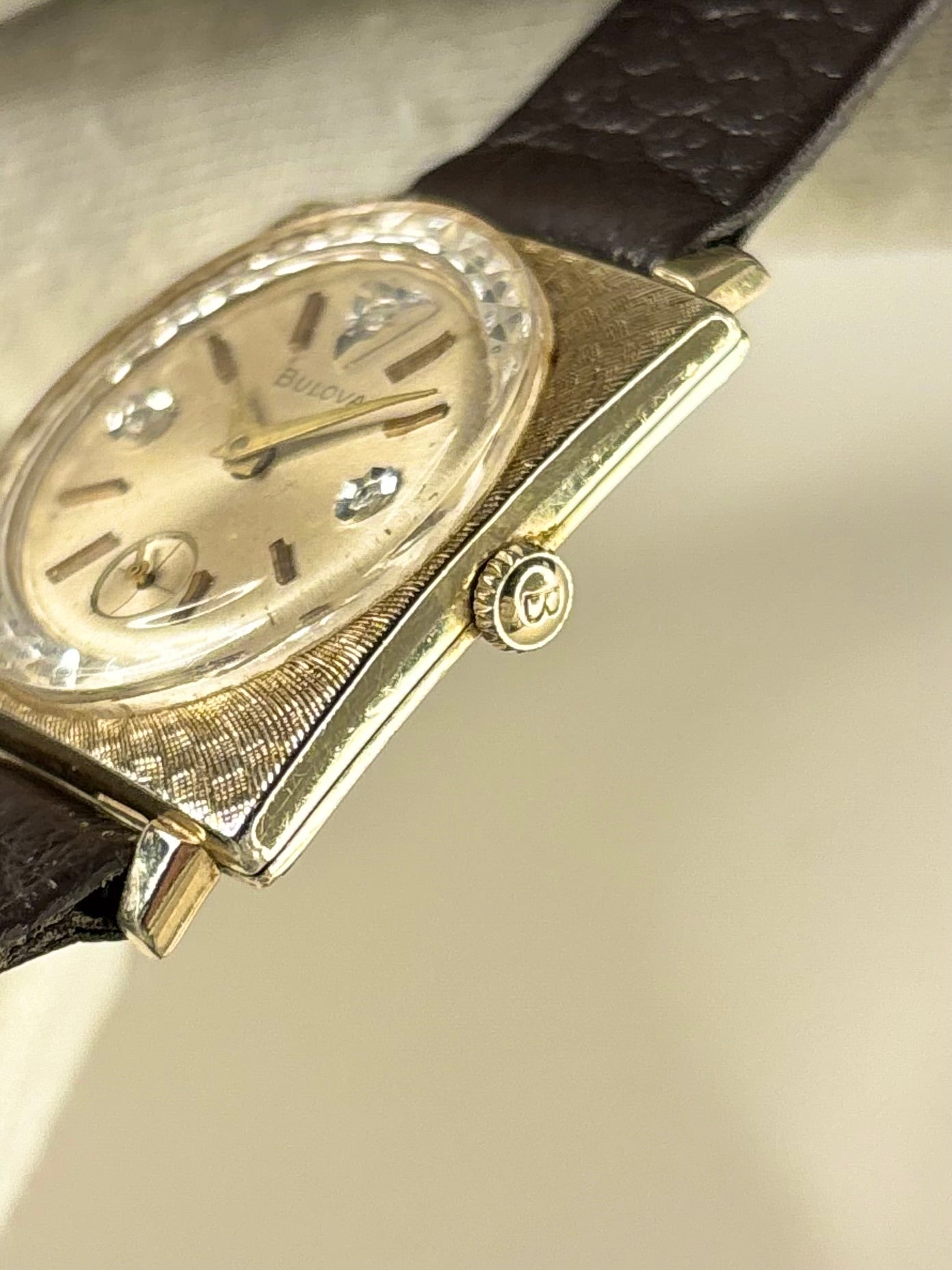 BULOVA 10K Rolled Gold *+BOX* Vintage 1960’s Manual Square Dress Watch