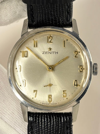 Zenith 1973 men’s dress watch powered by reliable Swiss manual wind movement
