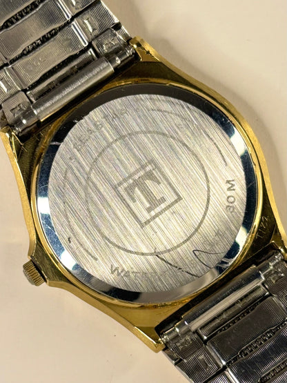 Tissot Seastar *BOX&PAPERS* Vintage 1980’s Men’s Quartz Date Gold Dress Watch