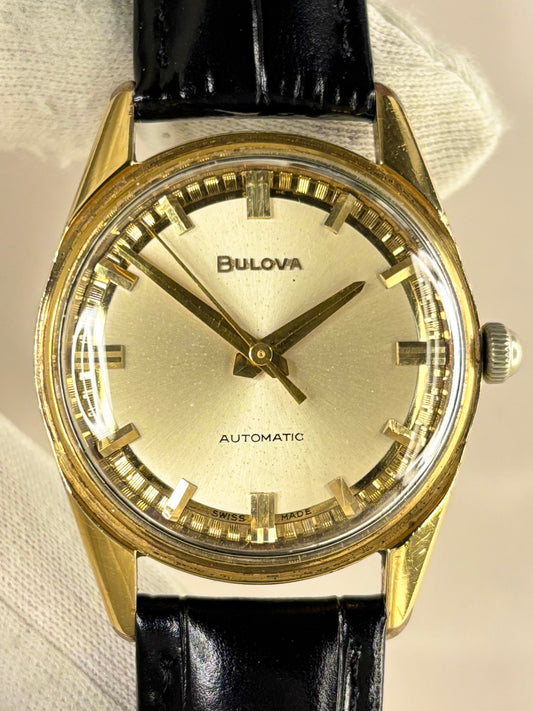 BULOVA *RARE* Vintage 1970’s Men’s Automatic Gold Dress Watch