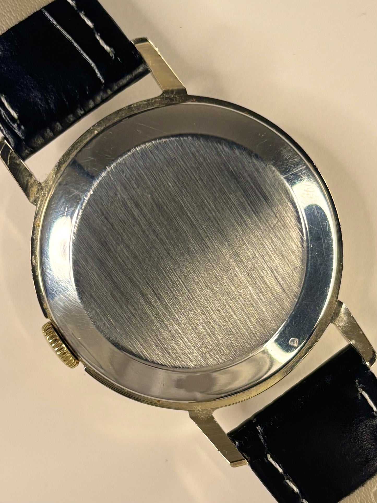 SMITHS Vintage 1960’s *LINEN DIAL* Men’s Manual Gold Dress Watch