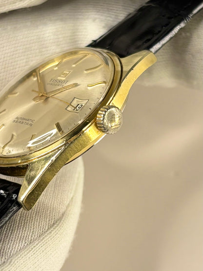 TISSOT Seastar Visodate Vintage 1970’s Men’s Automatic Gold Dress Watch