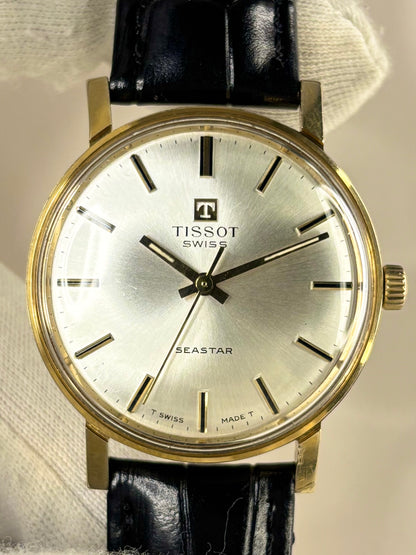 TISSOT Seastar *+BOX* Vintage 1970’s Men’s Manual Gold Dress Watch - 41520