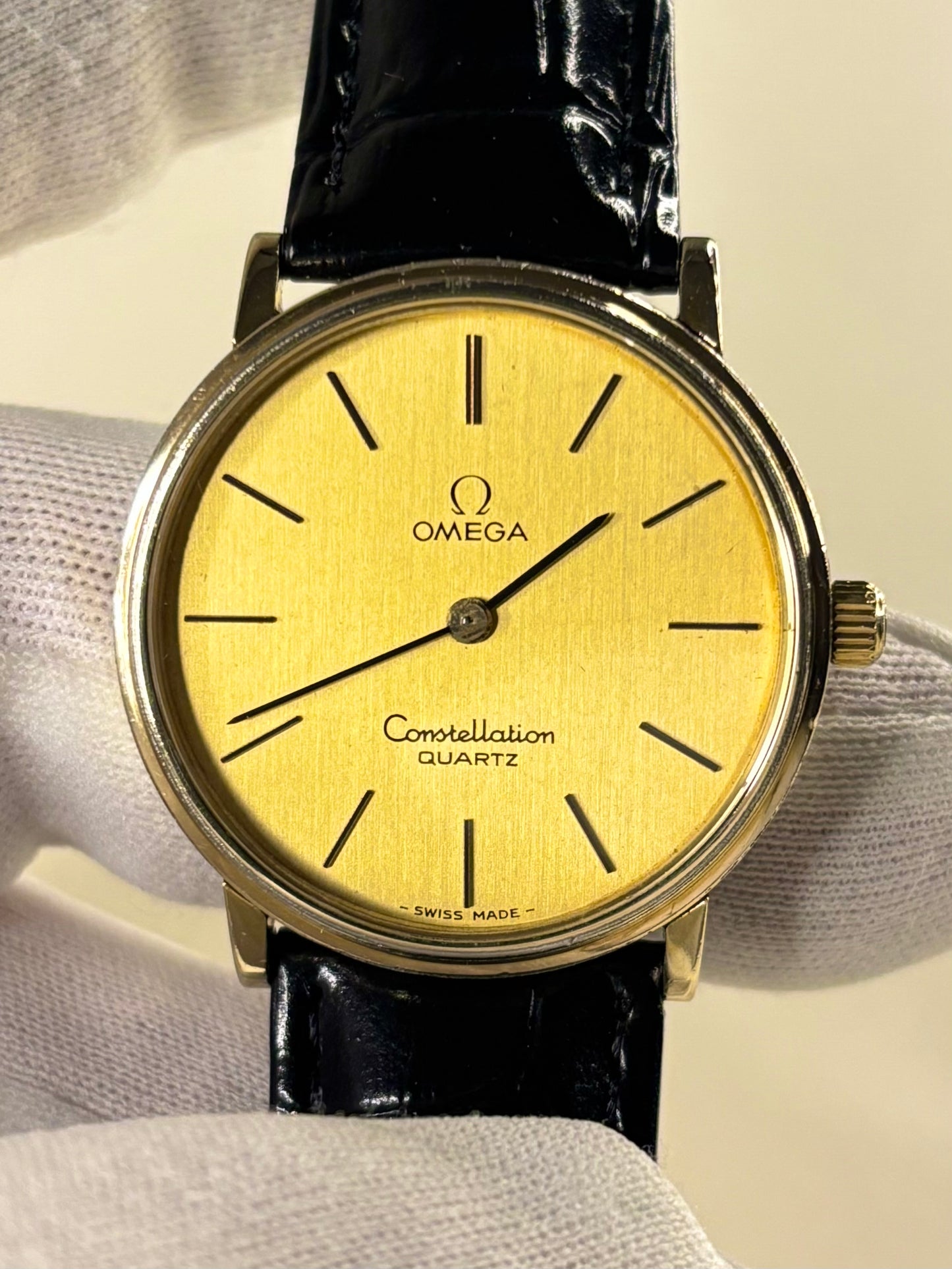 Omega Constellation Vintage 1970’s Men’s Gold Quartz Dress Watch - 191.032