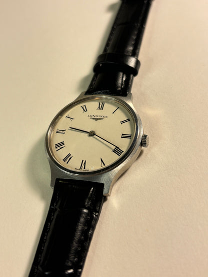 Longines Silver Manual Watch L847.4 With Sales Tag