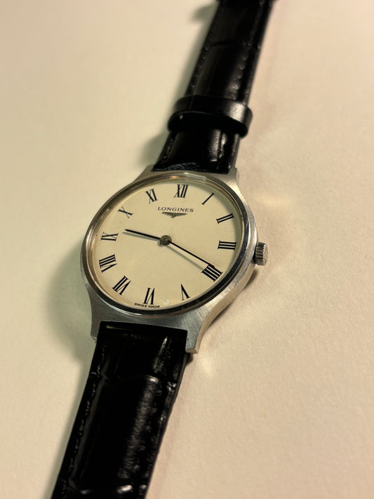 Longines Silver Manual Watch L847.4 With Sales Tag