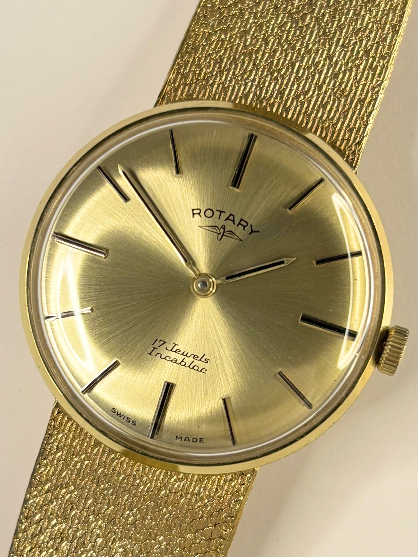 ROTARY Vintage 1970’s Men’s Manual Gold Watch