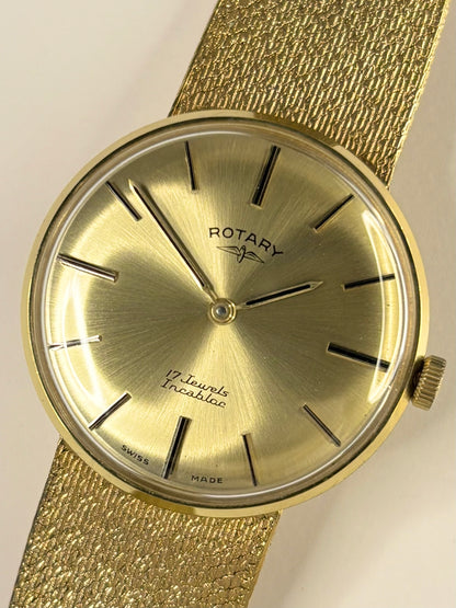 ROTARY Vintage 1970’s Men’s Manual Gold Watch