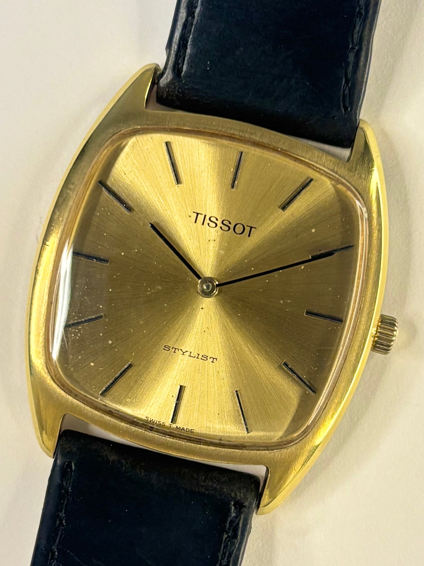 TISSOT Stylist Vintage 1970’s *+PAPERS* Men’s Manual Gold Dress Watch