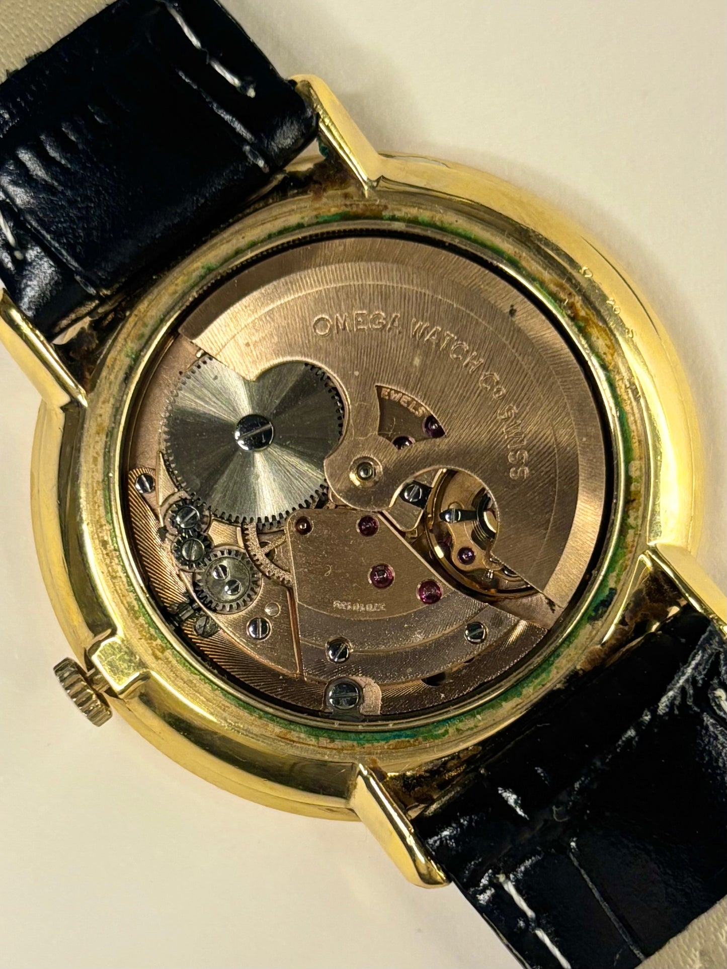 OMEGA De Ville *+PAPERS* Vintage 1970’s Men’s Automatic Gold Dress Watch - 151.0039