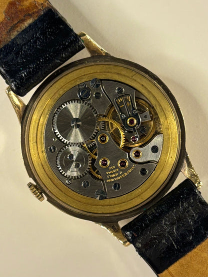 23z movement of Longines vintage 1952 men’s 9ct solid gold manual wind watch