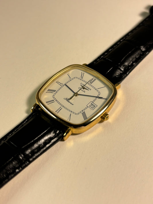 Longines Presence Men’s 1990’s Quartz Date Watch 156