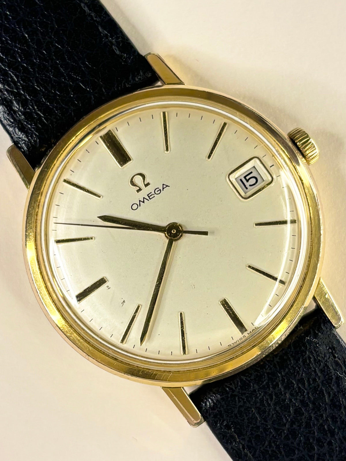 OMEGA Vintage 1960’s Men’s Manual Date Gold Dress Watch - 132.019