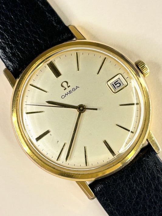 OMEGA Vintage 1960’s Men’s Manual Date Gold Dress Watch - 132.019