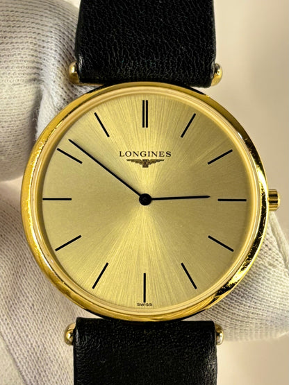 Authentic 1991 Longines vintage timekeeper gold plated dress watch superb