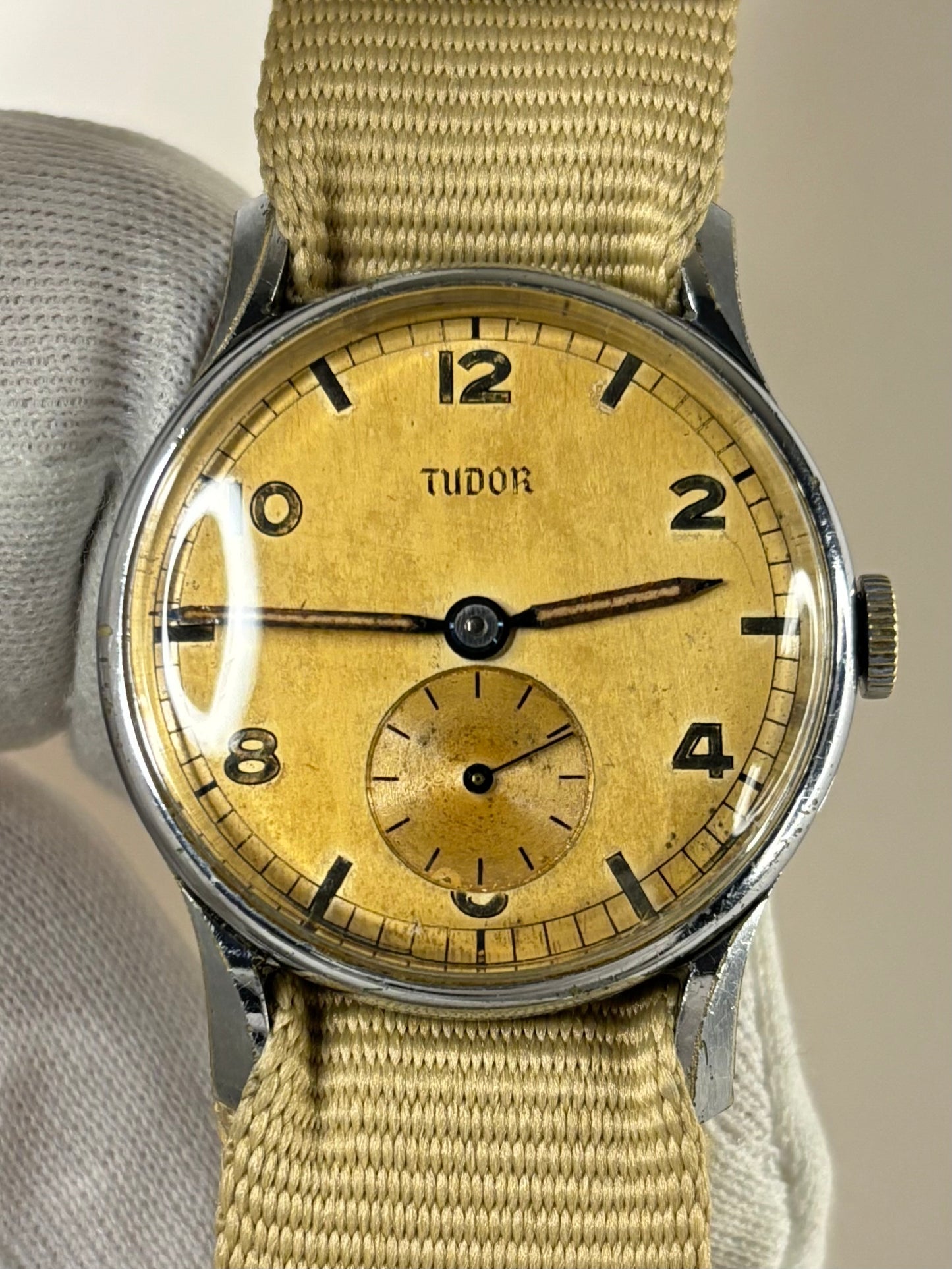 Tudor Vintage 1940’s Men’s Manual Copper Stainless Steel Watch - 768
