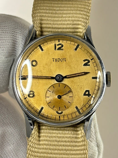 Tudor Vintage 1940’s Men’s Manual Copper Stainless Steel Watch - 768