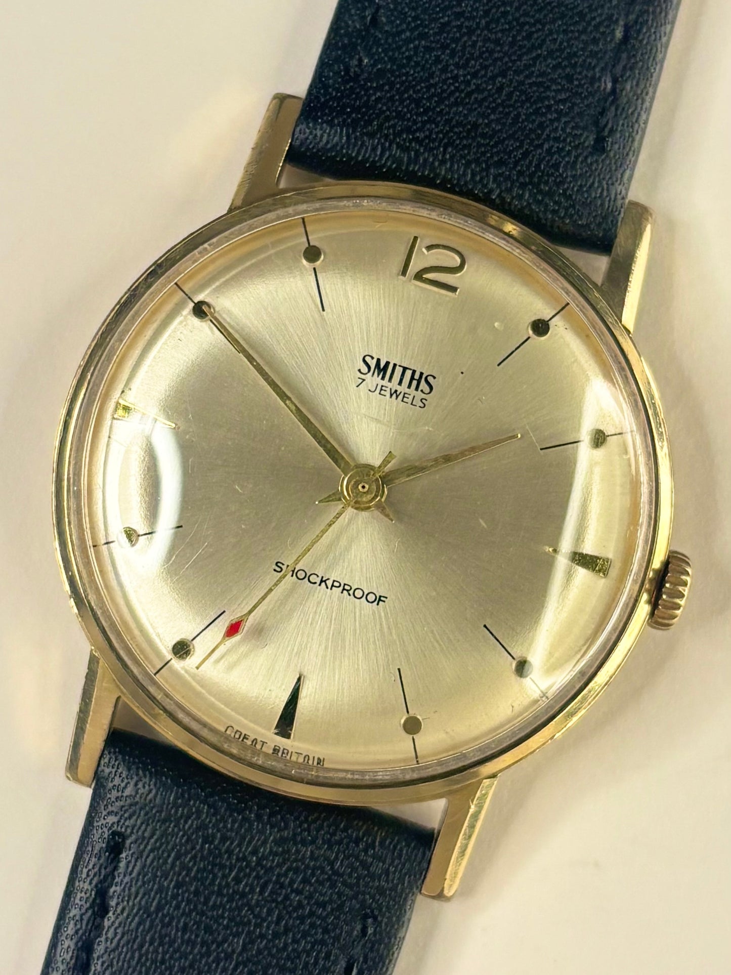 SMITHS Vintage 1960’s Men’s Manual Gold Dress Watch