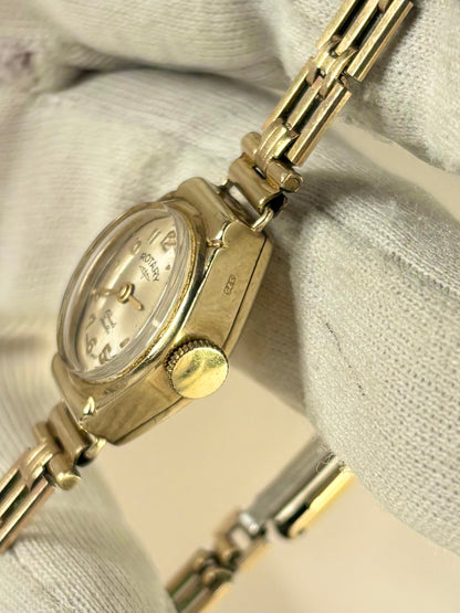 ROTARY Ladies 9ct Gold *+BOX* Vintage 1960’s Manual Watch