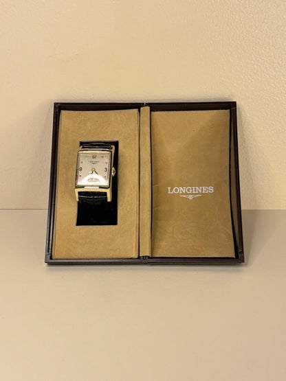 Longines 10K Gold Filled Mens Vintage 1940’s Tank Watch - Cal. 9L
