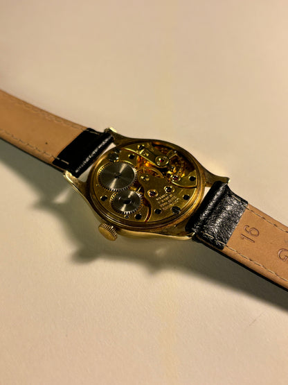 Longines 9ct Solid Gold 1940’s Sub-Seconds Manual Watch 10.68