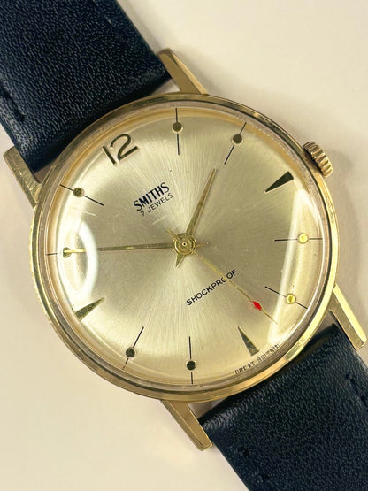 SMITHS Vintage 1960’s Men’s Manual Gold Dress Watch