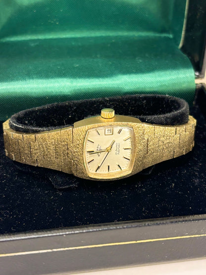 ROTARY Ladies Vintage 1970’s *+BOX* Automatic Gold Watch