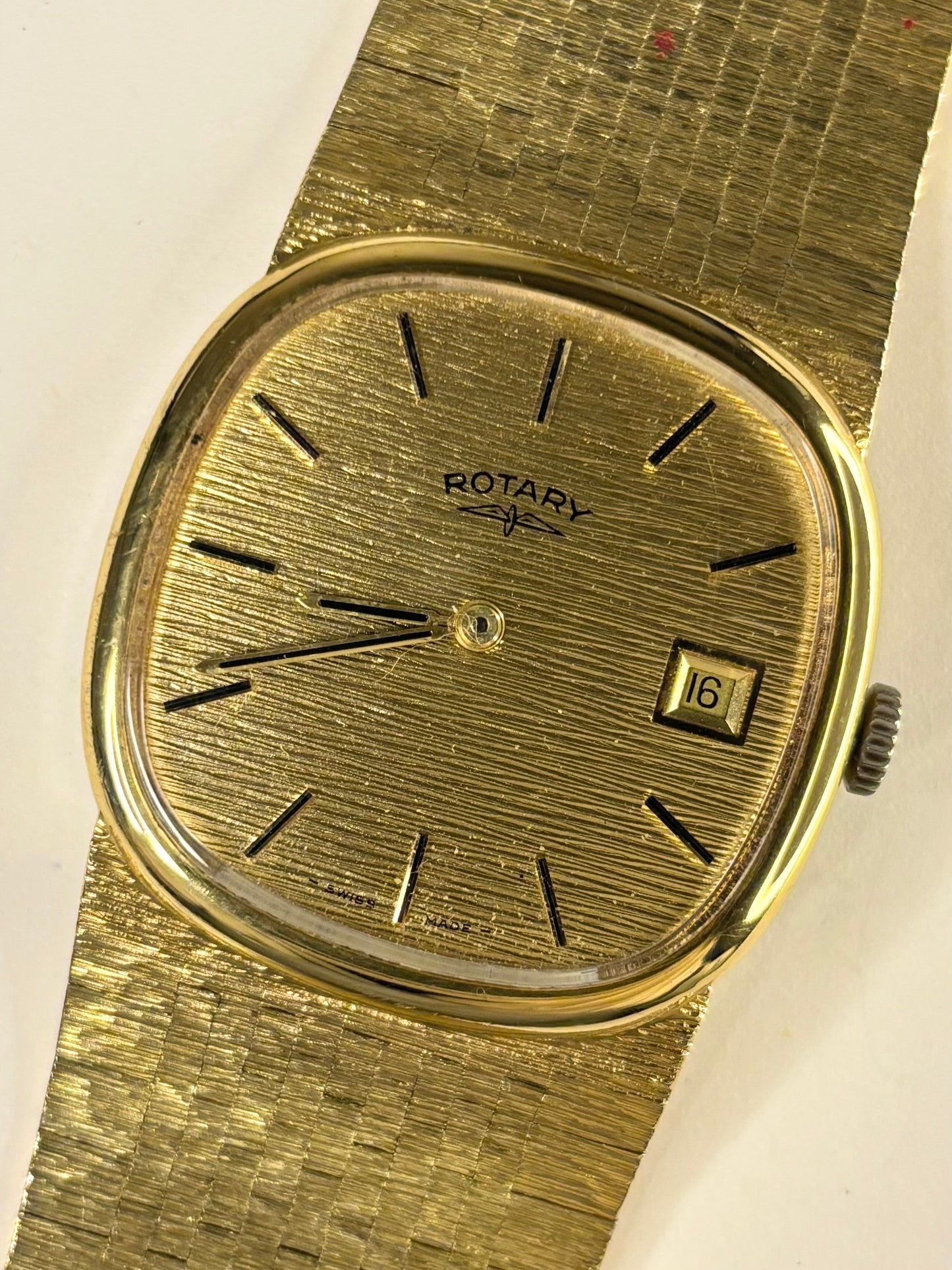 ROTARY Vintage 1970’s *+BOX* Men’s Manual Gold Watch - 357