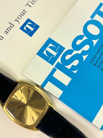 TISSOT Stylist Vintage 1970’s *+PAPERS* Men’s Manual Gold Dress Watch