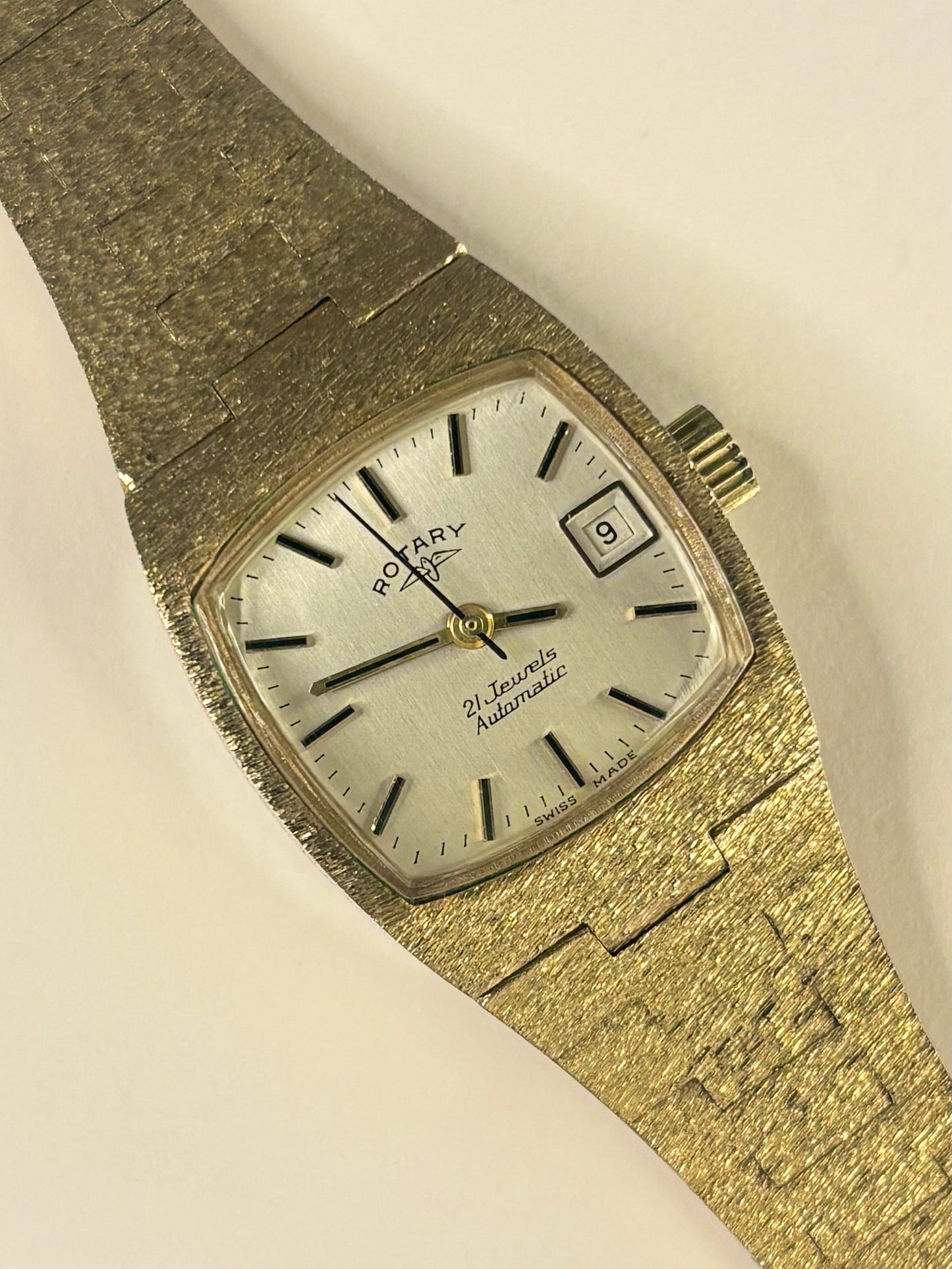 ROTARY Ladies Vintage 1970’s *+BOX* Automatic Gold Watch