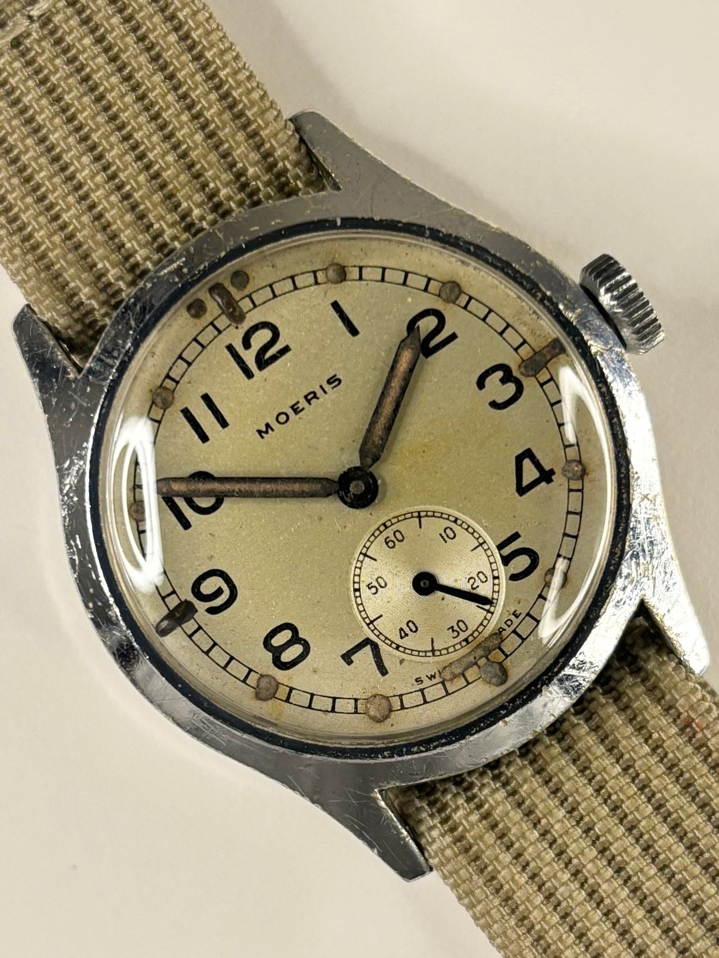 Moeris WW2 British Military A.T.P 1940’s Men’s Manual Watch