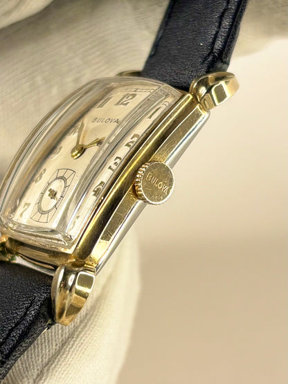 BULOVA Vintage 1950’s Men’s Manual Gold Tank Dress Watch