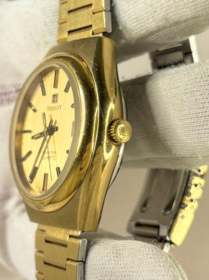 TISSOT Seastar *+BOX* Vintage 1970’s Men’s Date Gold Watch
