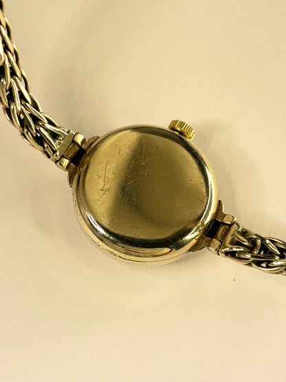 OMEGA 9ct Gold *+BOX* Ladies Vintage 1950’s Manual Cocktail Watch - 77824