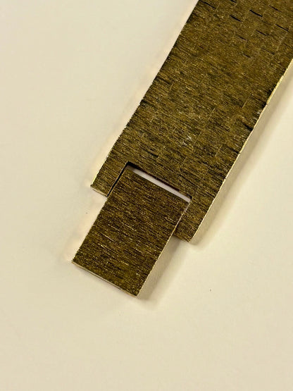 ROTARY Ladies Tigers-Eye *+PAPERS* Vintage 1970’s Manual Gold Bracelet Watch