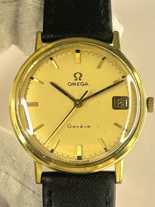 OMEGA Geneve Vintage 1960’s Men’s Manual Gold Dress Watch - 132.019