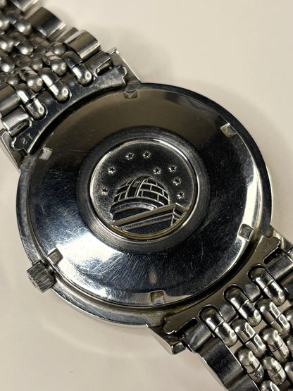 OMEGA Constellation ‘Pie-Pan’ *+BOX&PAPERS* Vintage 1960’s Men’s Automatic Date Silver Watch - 168.004