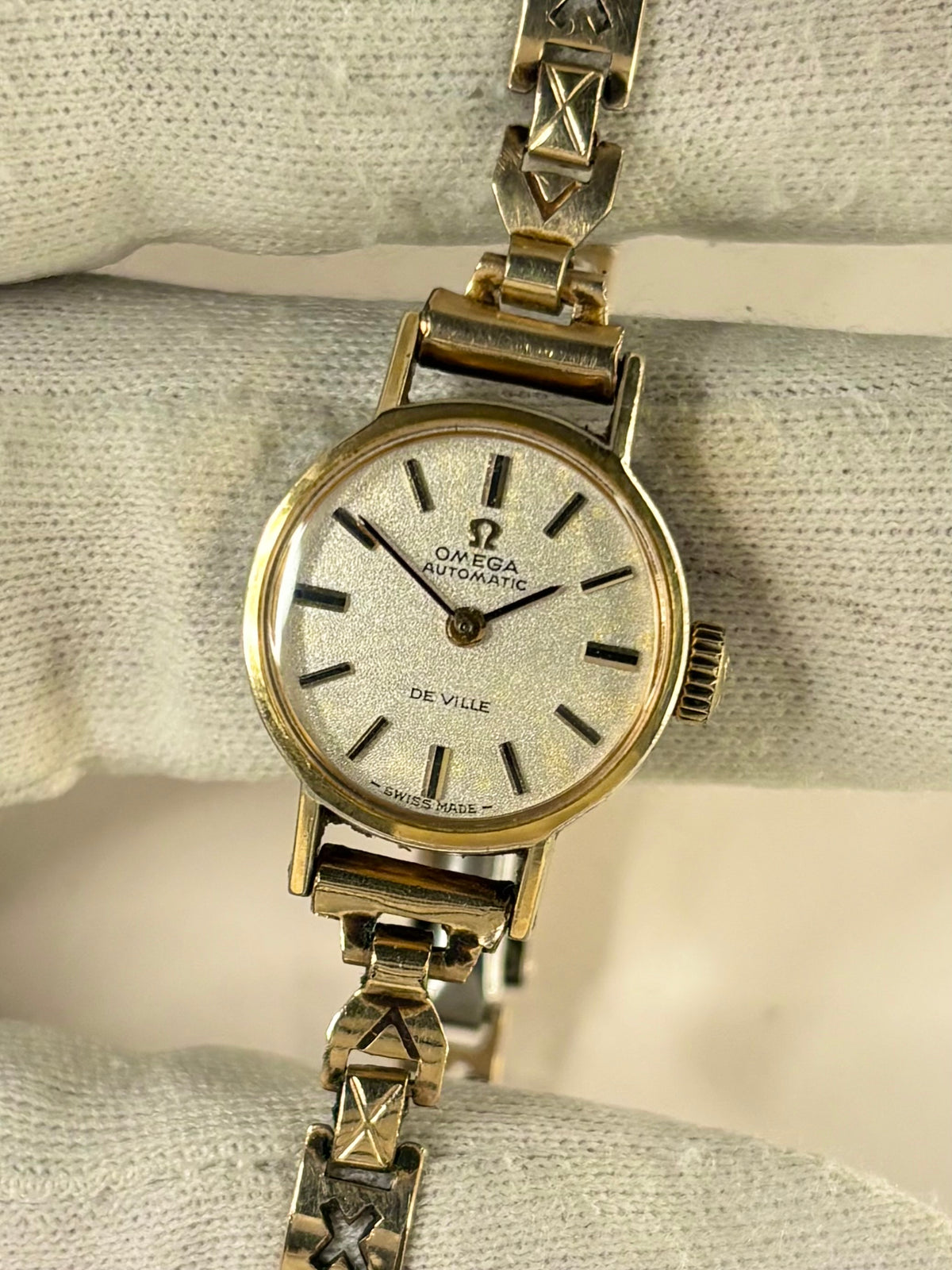 OMEGA De Ville Ladies Vintage 1970’s Automatic Gold Cocktail Watch