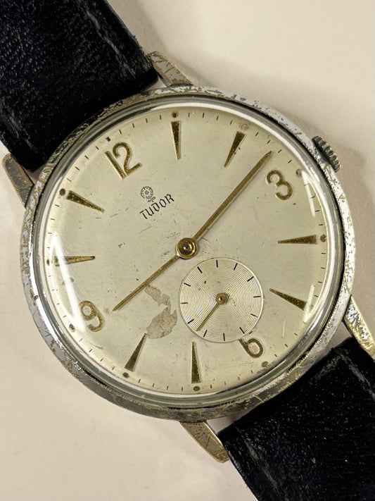 TUDOR Vintage 1950’s Men’s Manual Silver Sub-Seconds Watch - 1754